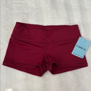 Fleo Maroon Athletic Shorts